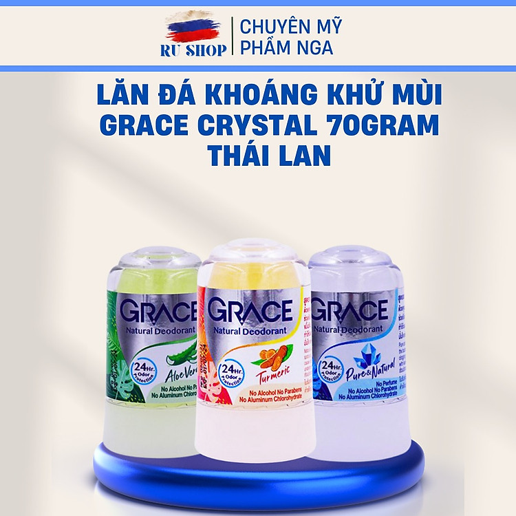 Lăn Khử Mùi Đá Khoáng Thái Lan