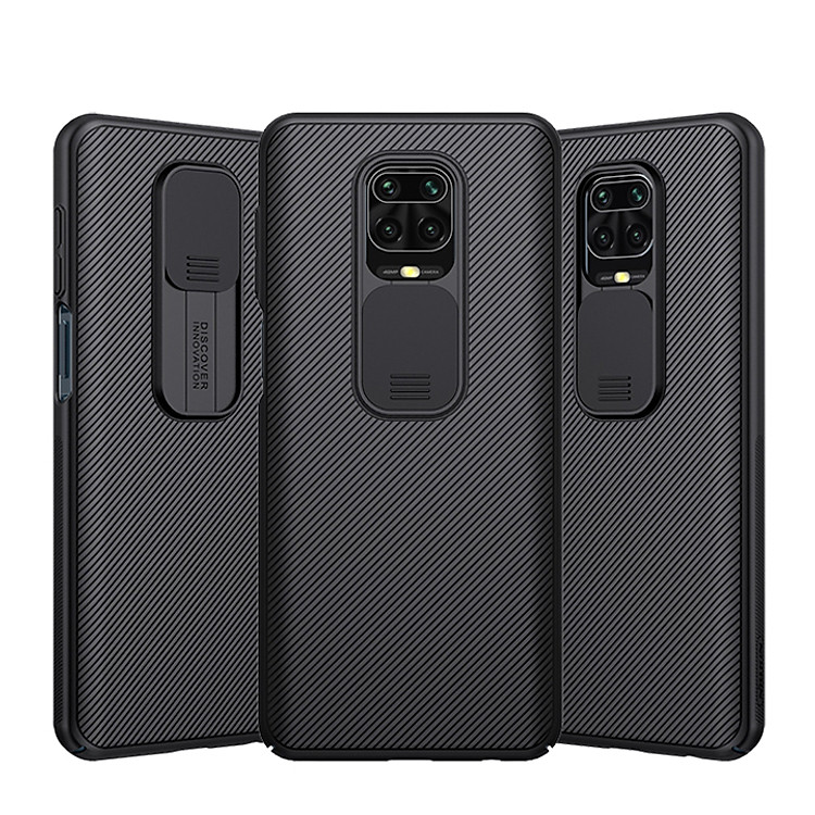 Ốp lưng cho Xiaomi Redmi Note 9S - Redmi Note 9 Pro Nillkin CamShield che camera - Hàng Nhập Khẩu
