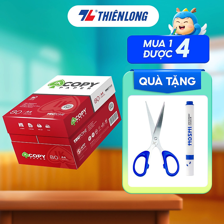 Giấy A4 80gsm IK Copy (500 tờ)