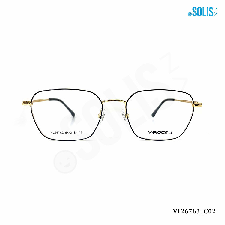 Gọng kính KL Velocity VL26763 - KÍNH KIM LOẠI HIỆU VELOCITY VL26763 KÍCH THƯỚC 54-18-142