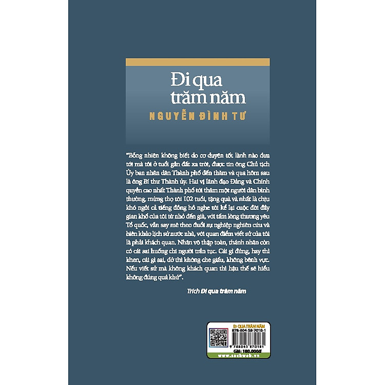 Đi Qua Trăm Năm - Tự Truyện - Ảnh 2