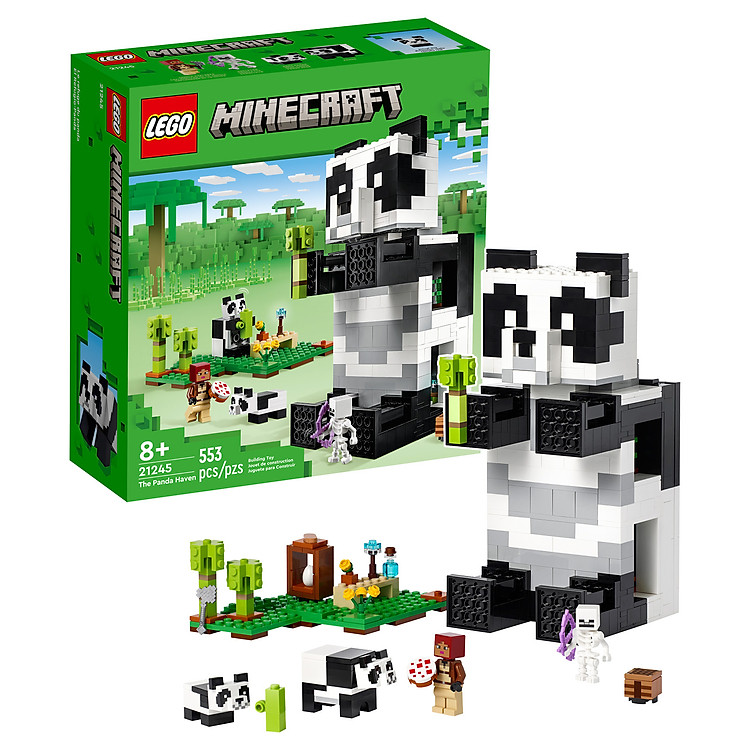 Tìm mua tại Avakids: LEGO Minecraft 21245 - Ngôi Nhà Gấu Trúc - Ngập tràn khuyến mãi