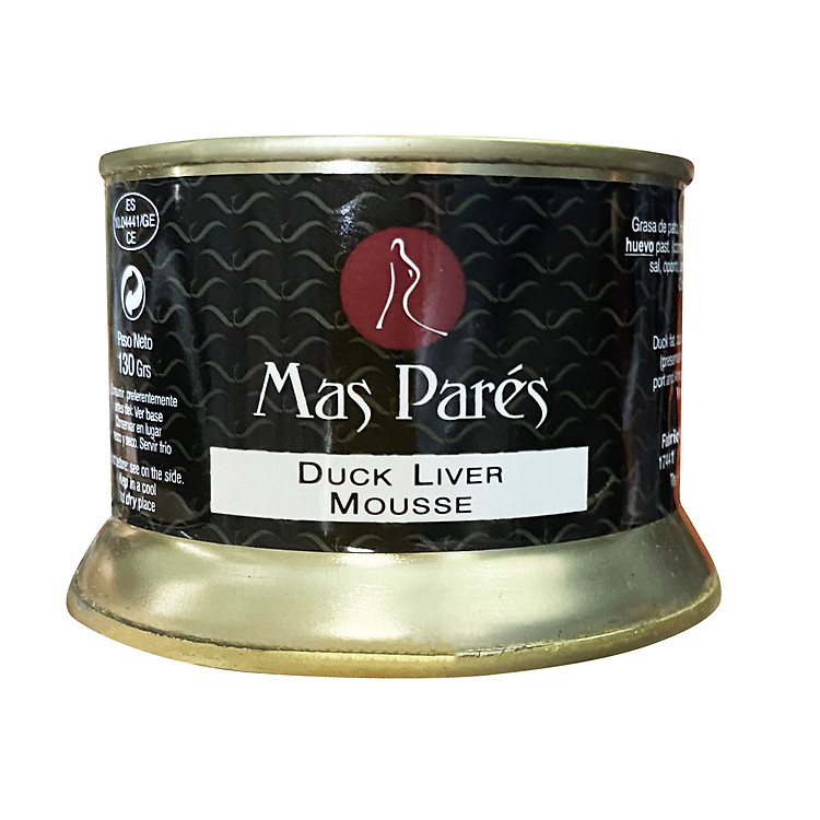 Pate gan vịt béo 20% - Duck Liver Mousse Mas Pares 130gr