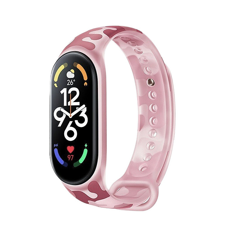 Dây Đeo Thay Thế Dành Cho Vòng Đeo Tay Thông Minh Xiaomi Mi Band 5/ Miband 6/ Miband 7 Nhiều Màu - Hàng chính hãng