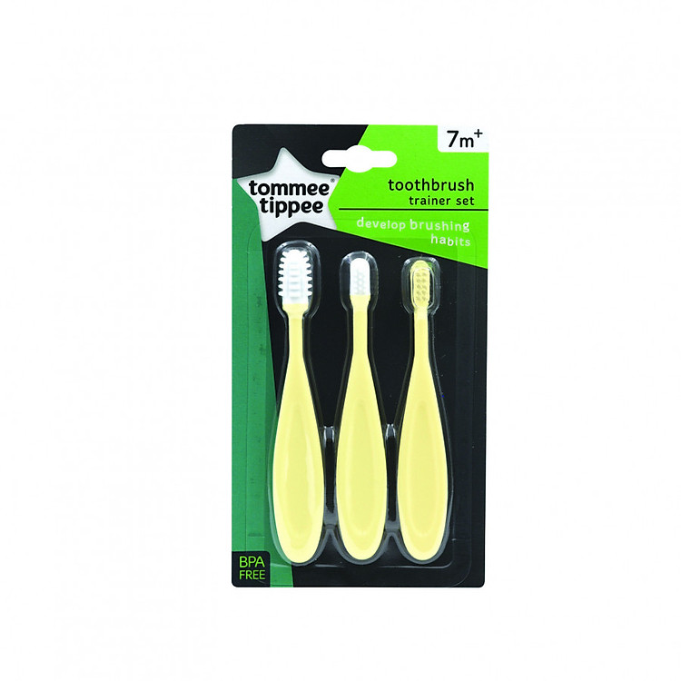 Bộ bàn chải tập đánh răng và mát-xa nướu cho bé Tommee Tippee