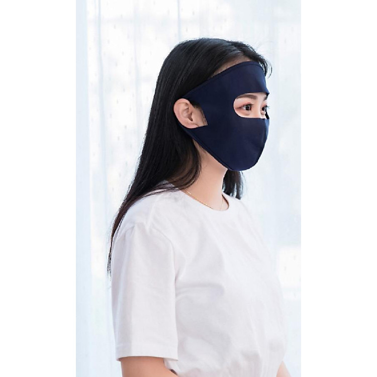 Khẩu Trang Ninja Chống Nắng (Màu Tím Than)