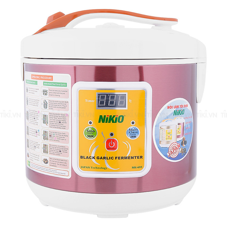 Nồi làm tỏi đen Nikio NK-695 (5L) - Hàng Chính Hãng