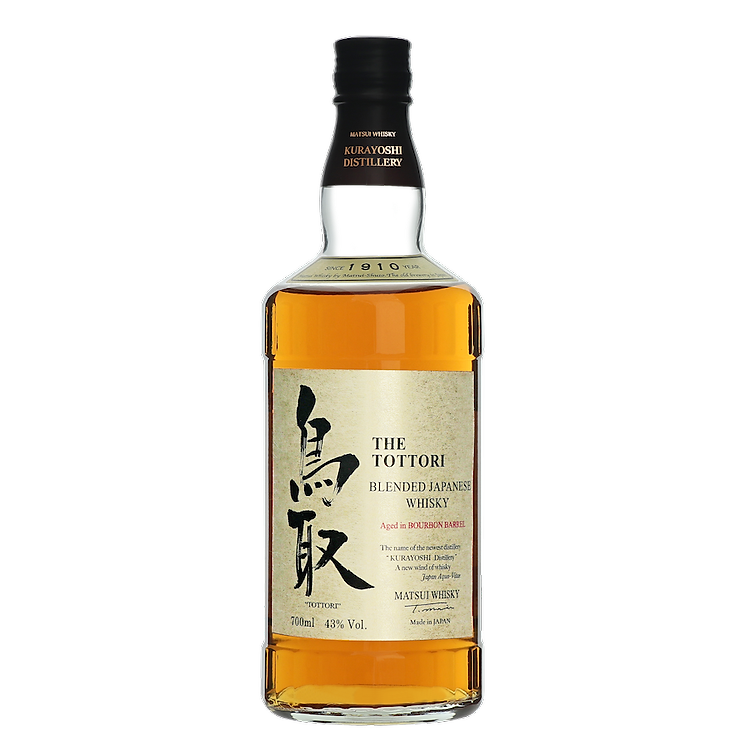 Rượu Matsui The Tottori Bourbon Japanese Whisky Blended 43% 1x0.7L