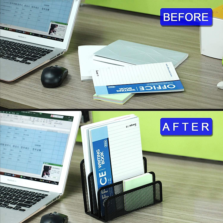 Khay Kệ Đựng Tài Liệu Để Bàn 3 Ngăn Legaxi - Ảnh 4