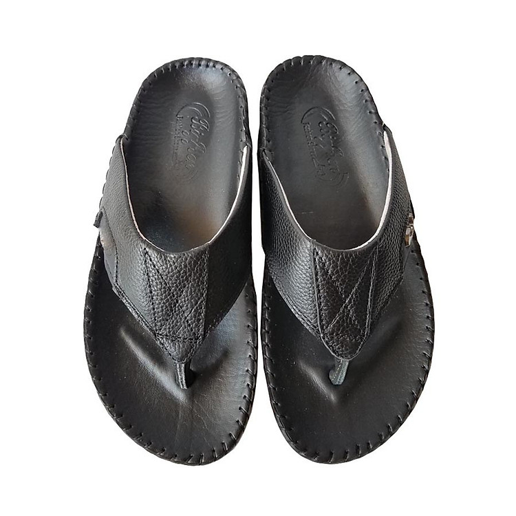 Dép Xỏ Ngón Nam BIGGBEN Da Bò Thật DK37