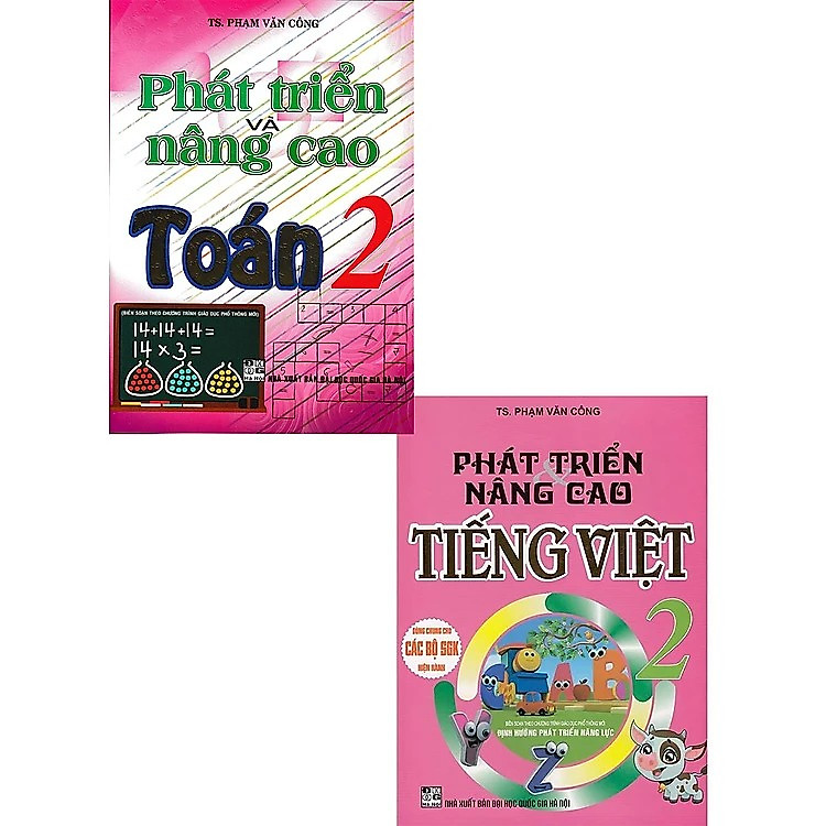 Combo Phát Triển Và Nâng Cao Toán - Tiếng Việt 2 (Theo Chương Trình Giáo Dục Phổ Thông Mới) (Bộ 2 Cuốn) _HA