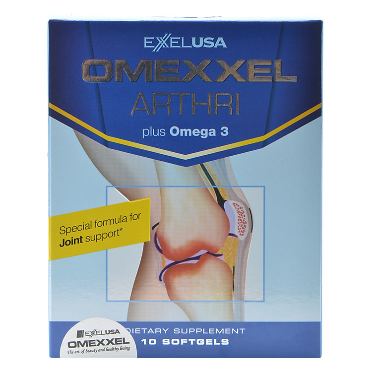 Thực Phẩm Chức Năng Hỗ Trợ Sụn Khớp Và Ngăn Ngừa Thoái Hóa Khớp Omexxel Arthri (10 Viên / Hộp)