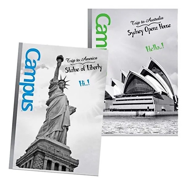 Vở Kẻ Ngang B5 Campus Landscape (80/120/200 trang) - Ảnh 2