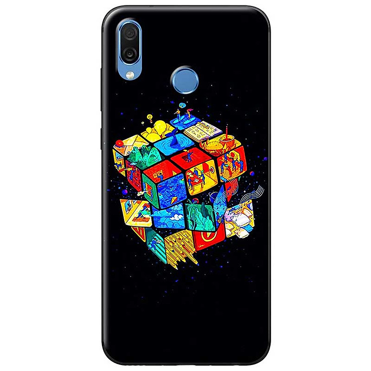 Ốp lưng dành cho Honor Play mẫu Rubik
