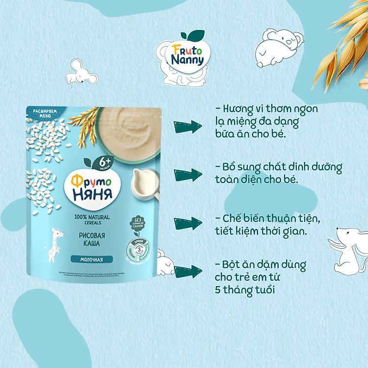 Nơi mua Bột Ăn Dặm Fruto Nga 200G Tiết kiệm - Hình ảnh 4