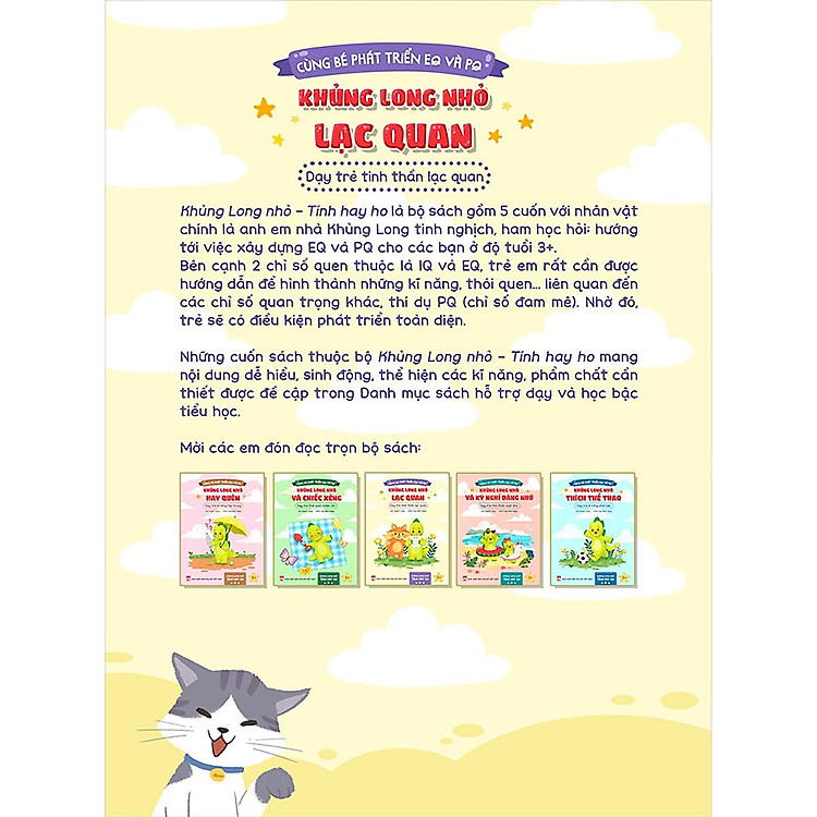 Cùng Bé Phát Triển EQ Và PQ - Khủng Long Nhỏ Lạc Quan - Ảnh 2
