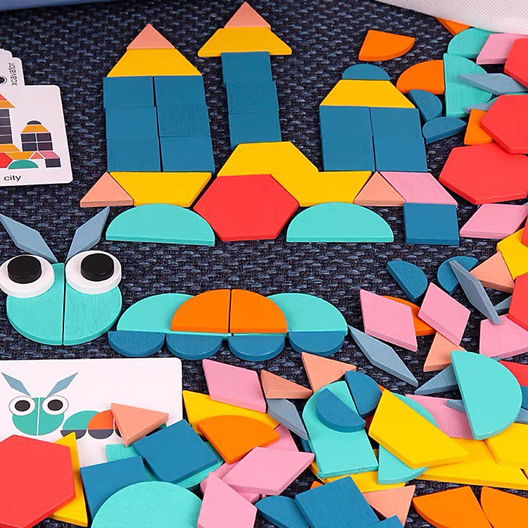 Mua Đồ Chơi Xếp Hình Gỗ 180 Chi Tiết Chính hãng Giá tốt - Hình ảnh 4