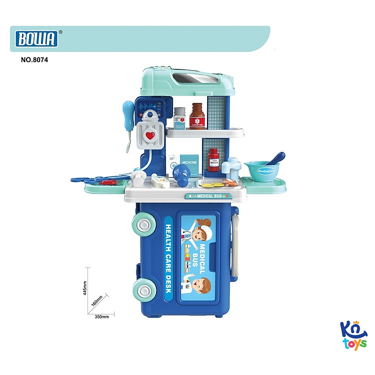 Mua Bộ Đồ Chơi Xe Buýt Y Tế BOWA Chính hãng Tiết kiệm - Hình ảnh 3