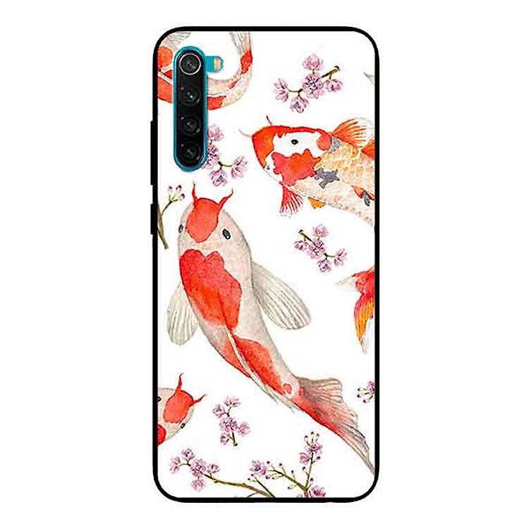 Ốp Lưng in cho Xiaomi Redmi Note 8 Mẫu Cá Chép Nhật - Hàng Chính Hãng