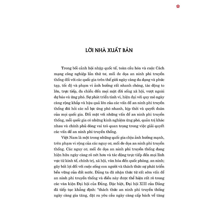 Kinh nghiệm giải quyết các vấn đề an ninh phi truyền thống trên thế giới và gợi mở đối với Việt Nam (bản in 2024) - Ảnh 2