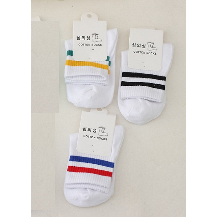 Combo 3 vớ hai sọc Hàn Quốc