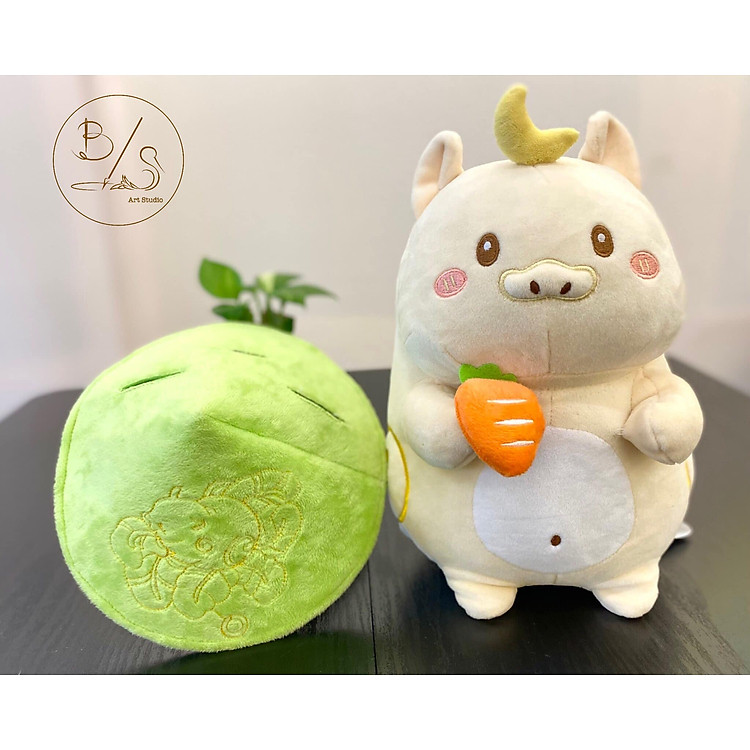 Mua tại Lazada: PIG MOON Bông - Người bạn tuổi thơ Chính hãng Giá rẻ