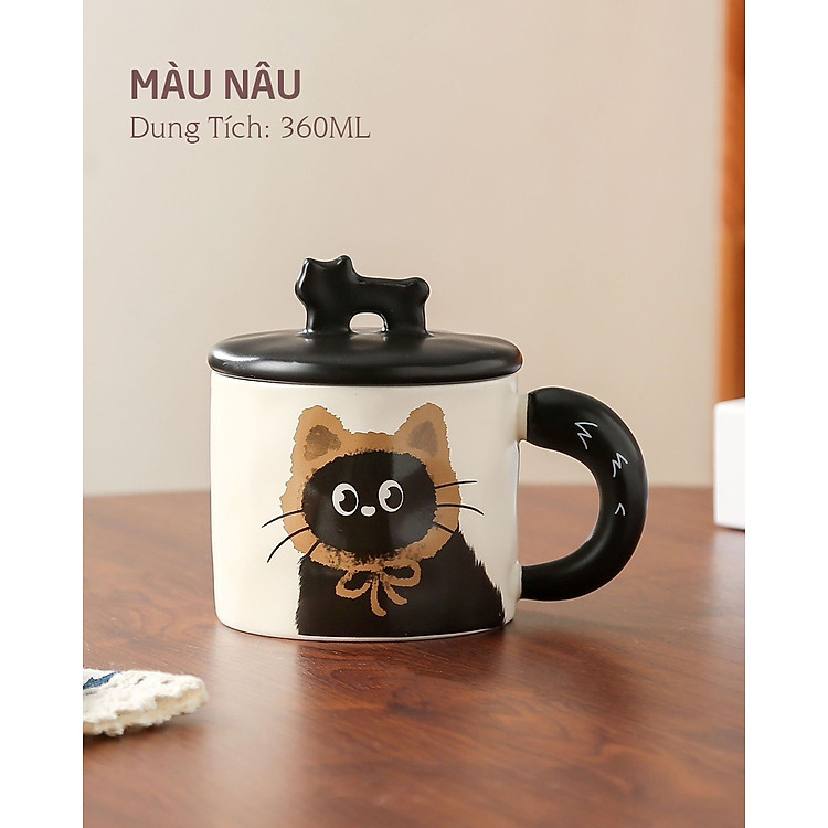 Ly Sứ Mèo Dễ Thương (360ml)