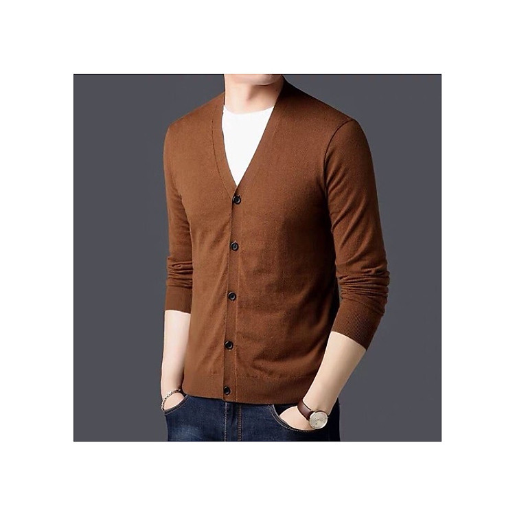 Áo len Cardigan nam thiết kế mới 2019