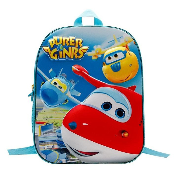 Balo Mầm Non Kiểu Hàn Hình Máy Bay (34 x 27 cm)