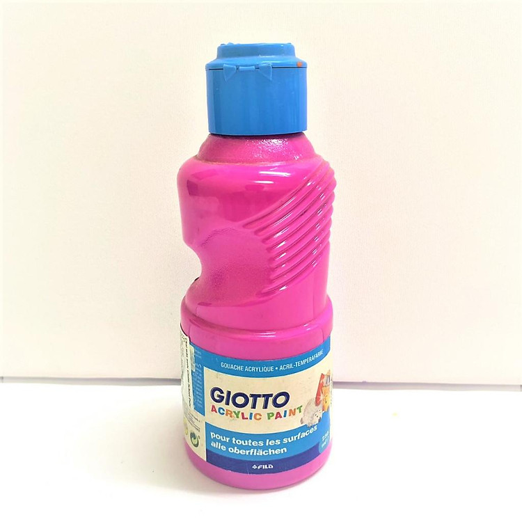 Chai màu nước sơn dầu GIOTTO Acrylic 250ml (màu vàng) - Ảnh 3