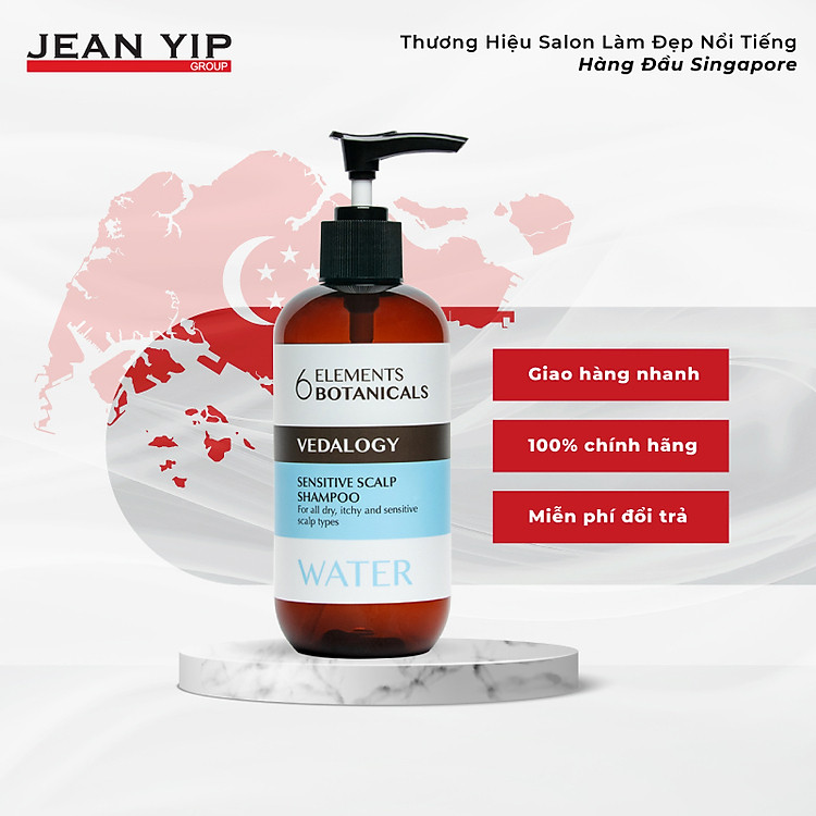 Dầu gội ngăn rụng tóc dành cho da đầu nhạy cảm, giúp tóc chắc khỏe từ gốc đến ngọn Sensitive Scalp Shampoo Jean Yip