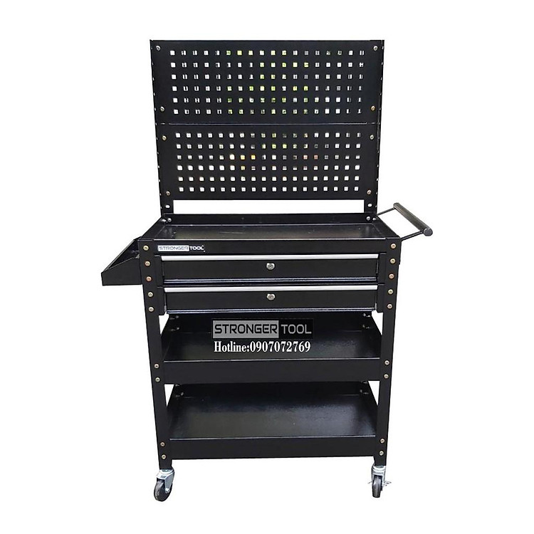 XE ĐẨY DỤNG CỤ XE ĐẨY DỤNG CỤ 3 KHAY 2 NGĂN KÉO CÓ TẤM TREO XE ĐẨY ĐỰNG ĐỒ NGHỀ SỬA CHỮA XE MÁY