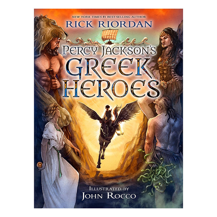 Sách Percy Jackson's Greek Heroes (Illustrated by John Rocco)