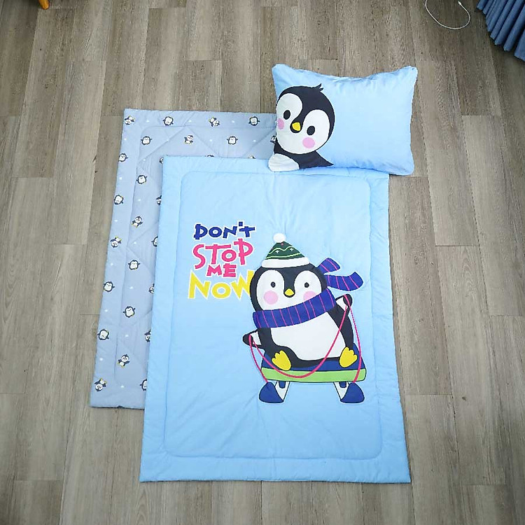 Chăn Em Bé Pingu K-Bedding Everon Chính hãng Ưu đãi - Hình ảnh 3