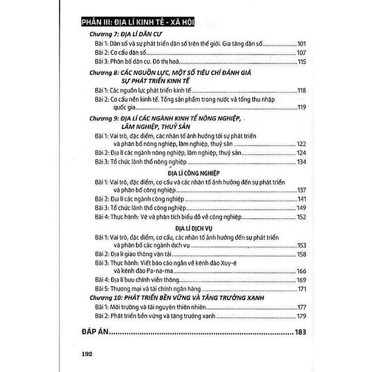 Trắc Nghiệm Địa Lí Lớp 10 (Dùng Chung Cho Các Bộ SGK Theo Chương Trình GDPT Mới) - Ảnh 7
