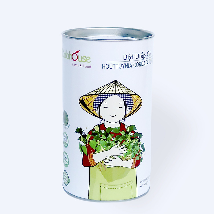 Bột Diếp Cá Hữu Cơ Nguyên Chất Sấy Lạnh Dalahouse - Bột Uống Detox, Thải Độc Gan, Hỗ Trợ Tiêu Hóa, Ngừa Táo Bón, Hạ Sốt Cho Trẻ Nhỏ, Ngăn Ngừa Thoái Hóa Điểm Vàng, Sỏi Thận, Trĩ, Rối Loạn Kinh Nguyệt, Bảo Vệ Phổi, Chữa Ho, Sáng Da, Tiêu Viêm, Giảm Mụn