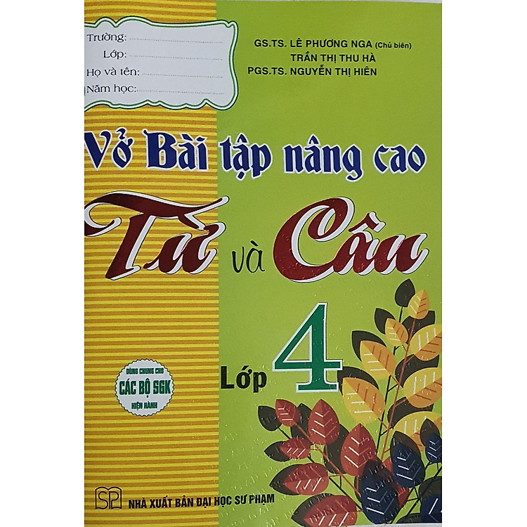 Vở Bài Tập Nâng Cao Từ Và Câu Lớp 4