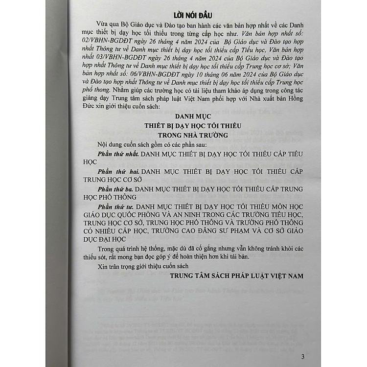 Danh Mục Thiết Bị Dạy Học Tối Thiểu Trong Nhà Trường - Ảnh 3