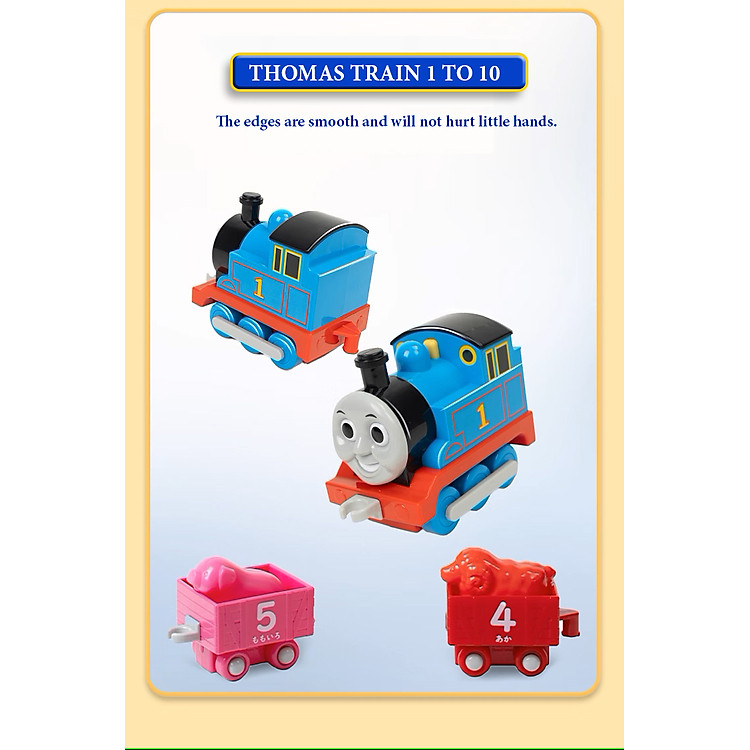Bộ đồ chơi Xe lửa Thomas Đếm 1-10 Chính hãng Giá tốt - Hình ảnh 4
