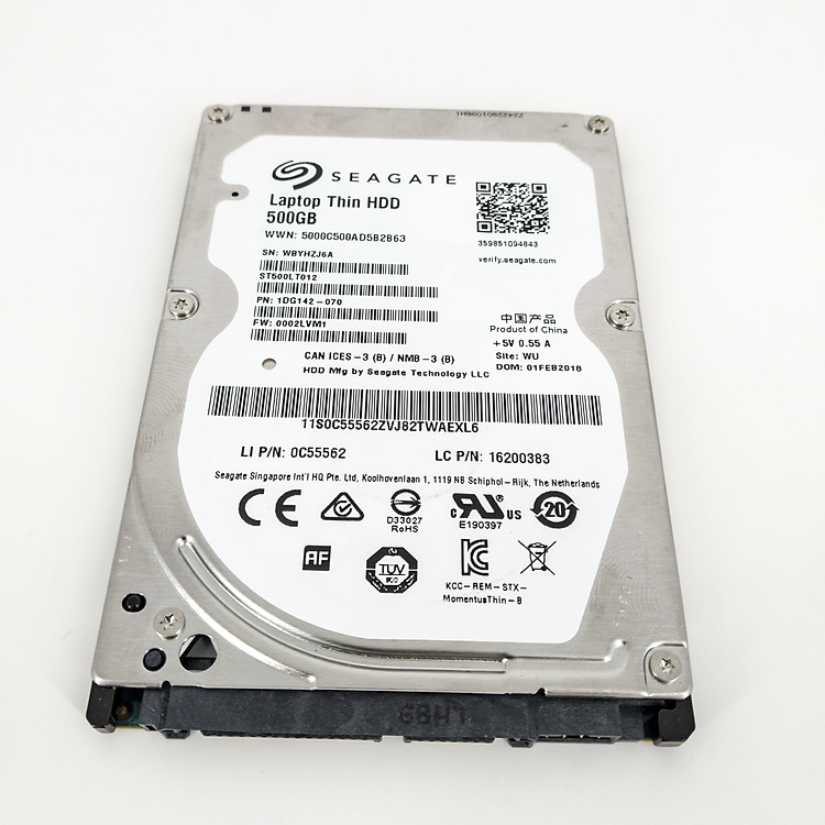 Ổ cứng HDD Seagate 500GB 2.5 "SATA Thin- ST500LT012- Hàng Nhập Khẩu