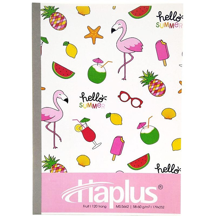 Vở Haplus Fruit Kẻ Ngang 120 Trang (Mẫu bao bì ngẫu nhiên) - Ảnh 7
