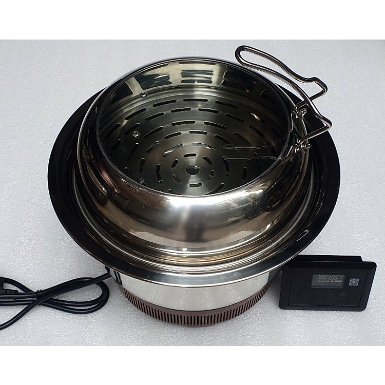 Bếp lẩu hơi âm bàn cao cấp 2019