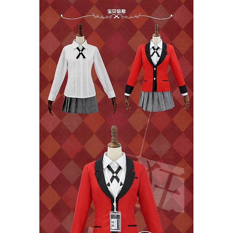Ảnh thật S16 Bộ đồ cosplay kiểu Nhật cho học sinh sinh viên nam và nữ >14 tuổi .