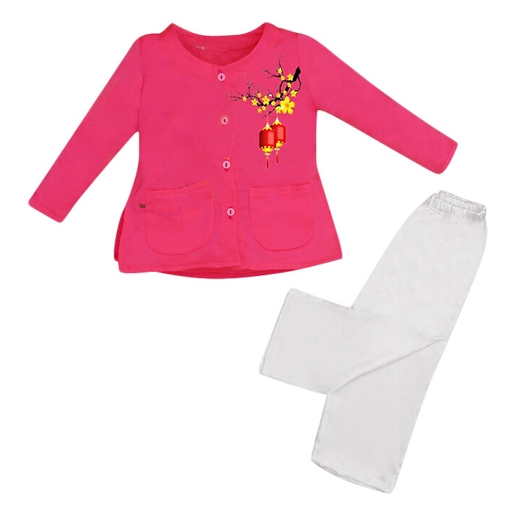 Bộ Bà Ba Bé Gái BONCHOP BBG-105SEN