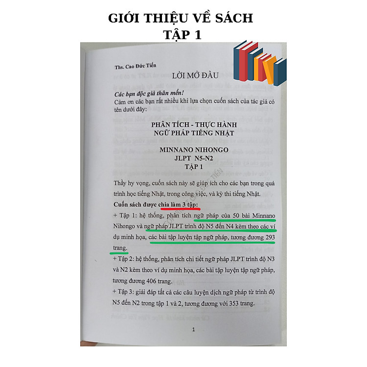 SÁCH TIẾNG NHẬT N5-N4: TỪ VỰNG-KANJI-NGỮ PHÁP MINANO, JLPT - Ảnh 2