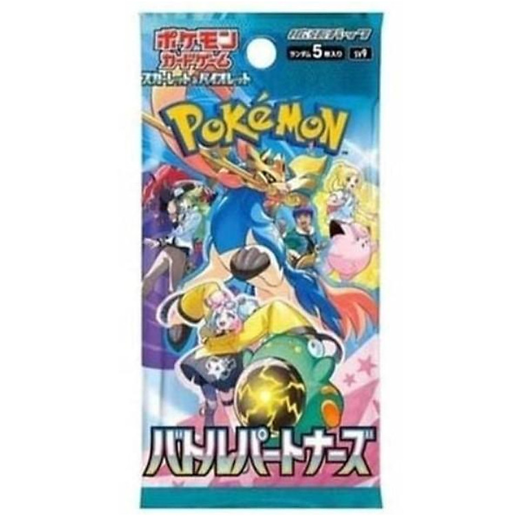 Bộ Cờ Chiến Thuật Pokemon - Bộ Cờ Mở Rộng Battle Partners SV9 PK-SV9-J MĐ (Bộ 5 thẻ bài ngẫu nhiên)