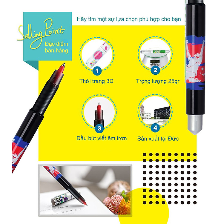 Bút bi STABILO BeCrazy "Magic ink" (tuýp ruột xanh) - Ảnh 4