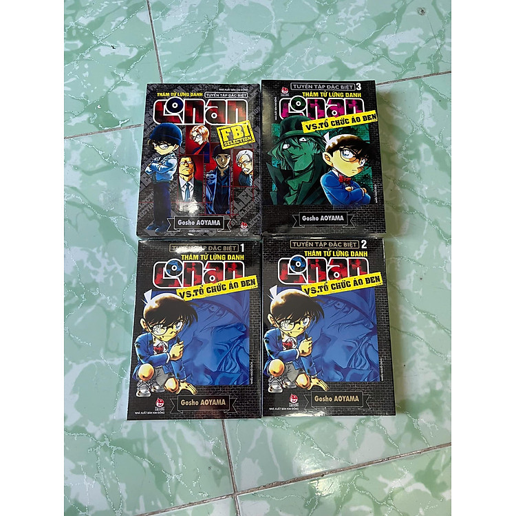 Truyện tranh Thám Tử Lừng Danh Conan - Vs.Tổ Chức Áo Đen trọn bộ 5 tập (Chang Book)