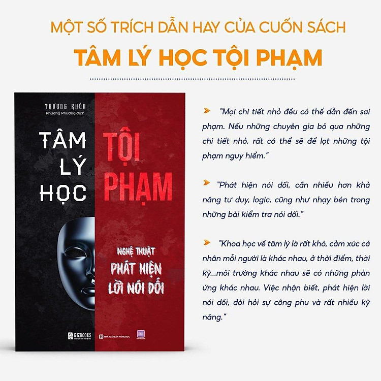 Tâm Lý Học Tội Phạm - Nghệ Thuật Phát Hiện Lời Nói Dối - Ảnh 4