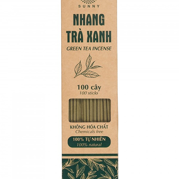 Nhang (hương) sạch trà xanh Sunny